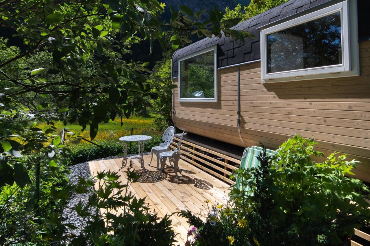 Villa Tiny House With Terrace Flåm Exterior foto